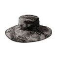 thumbnail image 4 of WMNTST Mens Bucket Hats Wide Brim Outdoor Hat Fishing Breathable Mesh Adjustable String Sun Hat, 4 of 4