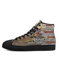 thumbnail image 3 of I Ride To Feel Strong Motocross High Top Canvas Shoes Sneakers Black Size 5, 3 of 7