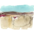 thumbnail image 2 of Goldberger, Jennifer 24x19 Black Ornate Wood Framed with Double Matting Museum Art Print Titled - Horizon Schematic II, 2 of 4