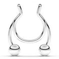 thumbnail image 4 of Yesbay Stainless Steel Antler Shape Nose Ring Clip Nasal Septum Piercing Body Jewelry-Golden, 4 of 7