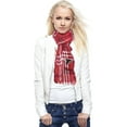 thumbnail image 3 of Little Earth - NFL Crinkle Plaid Scarf, Atlanta Falcons, 3 of 3