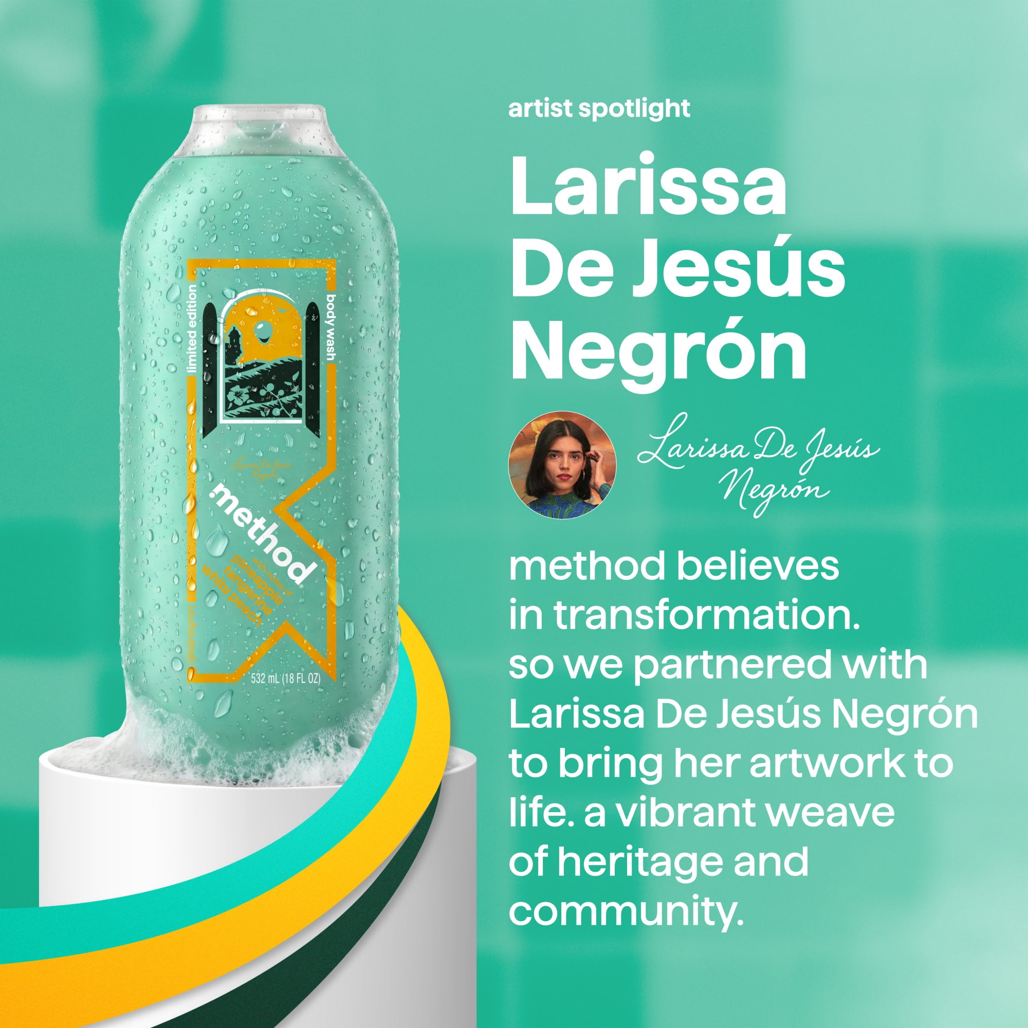 limited edition body wash, artist collection, San Juan