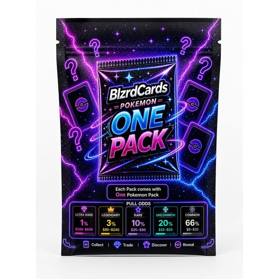 Pokemon TCG Mystery Booster Pack Bag - Vol 1 by BLZRDCards (All English Packs)