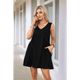 thumbnail image 5 of Sleeveless Mini Dress Black XS, 5 of 6