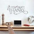 thumbnail image 2 of Adhesivos de pared de PVC que inspiran en todo, da las gracias, 2 of 3