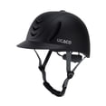 thumbnail image 3 of Casco de equitación para hombre y mujer, moderno y de verano, ajustable. Negro completo, 3 of 9