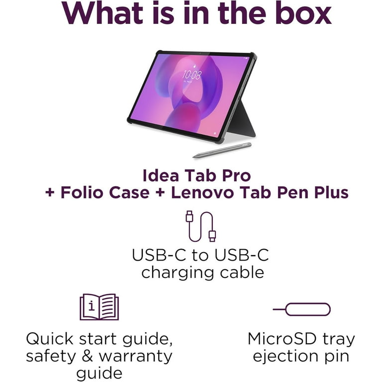 Lenovo Idea Tab Pro with Tab Pen Plus & Folio Case - 8GB RAM / 128