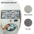 thumbnail image 6 of ZIATUBLES Washer and Dryer Top Protector Mat, Dust Proof Washing Machine Top Cover Pad for Laundry Room Washable Home Kitchen Decor Accessories, 24 x 19.7 Inch, Floral, 6 of 7
