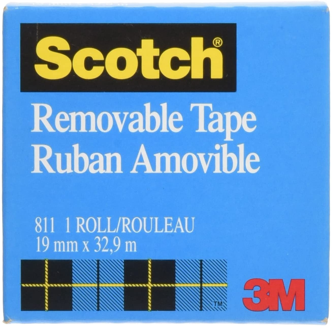 Scotch Removable Tape 19mm X 32,9m