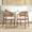Natural+Beige, variant on Christopher Knight Home Mid-Century Modern 24" Counter Stools, Cane Backs, Solid Wood, Beige+Light Ash, Set of 2