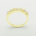 thumbnail image 2 of LBG British Made 14k Yellow Gold Cubic Zirconia Womens Eternity Ring - 33 size options - Size 11.25, 2 of 7