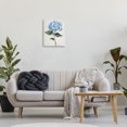 thumbnail image 2 of Stupell Industries Blue Hydrangea Stem Floral Painting Wrapped Canvas Canvas Art Print Wall Art, 16 x 20, 2 of 7