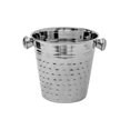 thumbnail image 1 of IH Casa Decor En Acier Inoxydable Bucket Ice Martelé - Ensemble De 2, 1 of 3