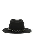 thumbnail image 3 of Maison Michel Women's Wide-Brim Wool Hat Black, 3 of 4