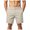 Light Gray, variant on Zshosam Mens Workout Shorts Big and Tall Men's Linen Casual Short Drawstring Summer Beach Shorts (Navy,30)