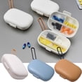 thumbnail image 5 of Dengmore Pillcase Organizer Portable Mini Dispensing Tablets Dispensing Box Storage Box Portable, 5 of 5