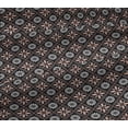 thumbnail image 4 of oneOone Cotton Jersey Black Fabric Floral & Tiles Moroccan Dress Material Fabric Print Fabric By The Yard 58 Inch Wide, 4 of 4