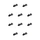 thumbnail image 2 of gancho para llaves Speravity miniperchas pulidas 10 piezas Rocíe negro, 2 of 6