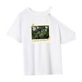 thumbnail image 4 of Camiseta para Mujer Ropa Deportiva de Verano Camisa de Cuello Redondo de Moda para Acampar Vacaciones S, 4 of 7