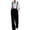 19# Black, variant on Overalls for Women Dressy Jumpsuit Overalls Suspender Straight Leg Casual Romper High Waisted Work Suit Pants with Pockets White XL