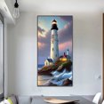 thumbnail image 2 of Resina Con Paisaje Faro Costero Diamante Hugtrwg 40*80CM, 2 of 9