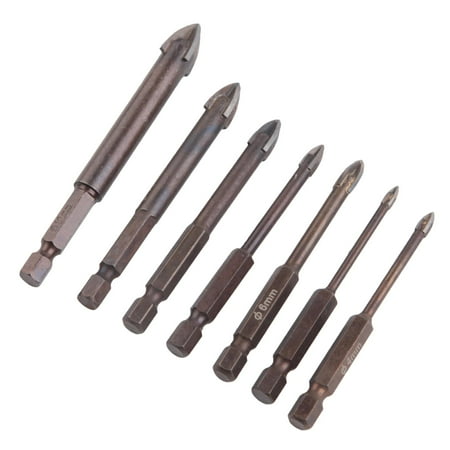 

Glass Drill Bit 1/4 inch Shank 4 Efficient Triangle Drill Bit