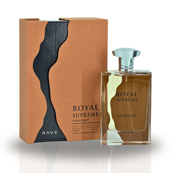Royal Suprême Dominante EDP Spray 100ML (3.4 OZ) de RAVE, Eau de Cologne Longue Durée, Parfum pour Homme &amp; Femmes