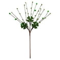 thumbnail image 2 of CQCYD St Patricks Day Decorations, Four Leaf Shamrock Artificial Green Plastic Plant Home Party Decor Irish Festival Spring Vibes Layout Hand Rolled Single, 2 of 6
