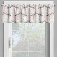 thumbnail image 4 of Ambesonne Flamingo Valance & Curtain, Hearts Love Valentines, 55"x24", Pale Pink Grey, 4 of 6