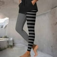 thumbnail image 5 of Wowcloth Women's Halloween Striped Print Fashion Elastic Leggings - Fitness Running Casual Pants, 5 of 9