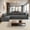 Grey, variant on Ovios Oversized Modular Sectional Sofa Couch 130.7 Inch 5 Seater L Shaped Sofa Modern Deep Seat Cloud Corduroy Couches for Living Room,Office, Grey
