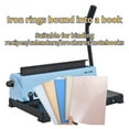 thumbnail image 4 of Double-coil 34-hole Iron Ring Binding Machine Album Office Hole Punch Document Menu Desk Calendar Punching Machine Paper Punches ,Easy to Use, 4 of 6