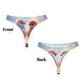 thumbnail image 3 of Fotbe Heart Sky Bird Couple Tanga Sin Costuras para Mujer con Estampado – Panties Invisibles, Transpirables y Cómodos para Uso Diario-Small, 3 of 6