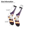 thumbnail image 4 of Haiem Halloween Gnome With Pumpkins Socks, Funny Novelty Crazy Design Cotton Socks Sports Socks Knee High Socks For Men, Women,1Pairs - Gift For Working Friends, 4 of 8