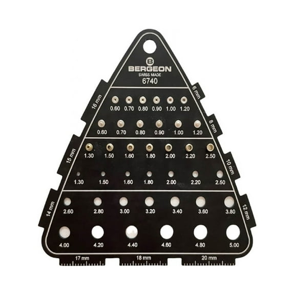 Bergeon 6740 watch tool watch crown gauge