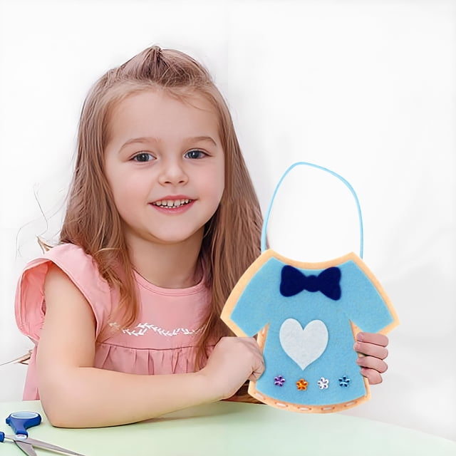 Juguetes de piscina, juguetes para bebés, juguetes para niños pequeños, bolso de tela no tejido, hecho a mano, para niños, bolsa de material de pasta, bolsa de tela no tejida cosida a mano para jardín