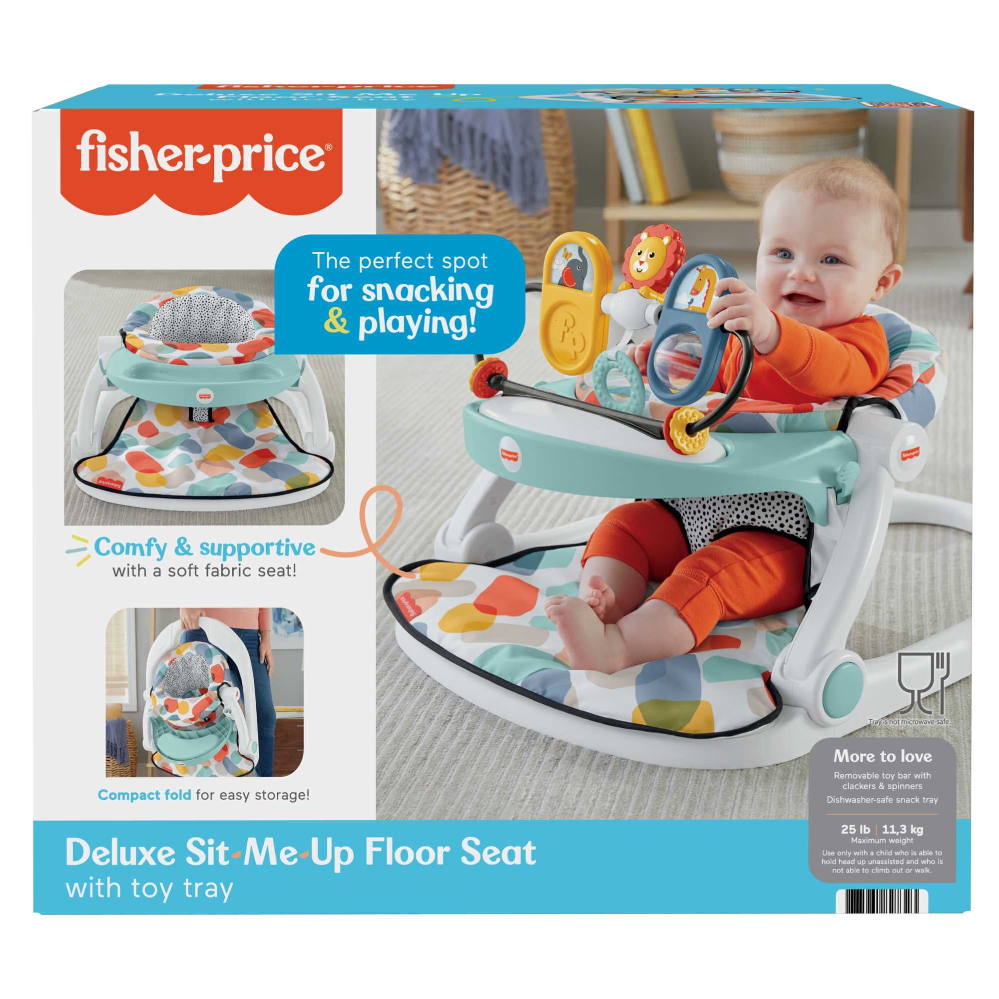 Fisher price sit me up floor seat with tray walmart on sale