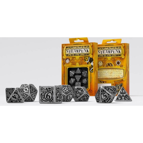 Metal Steampunk Dice Set offered by Publisher Services
