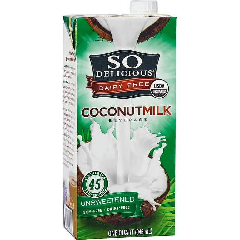 So Delicious Organic Coconut Milk, 32 oz., 6-count
