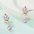 thumbnail image 2 of KUNSIR 925 Sterling Silver Circus Monkey Beads Charm For Bracelet Jewelry Gifts, 2 of 6