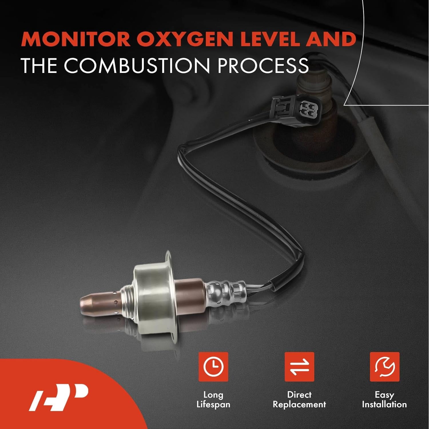 A-Premium O2 Oxygen Sensor Compatible with Honda Accord 2014-2015 Civic 2012-2015 HR-V 2016-2018 Upstream