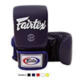 Fairtex Muay Thai Bag Gloves Tgo3 Super Sparring Open Thumb Blue Medium