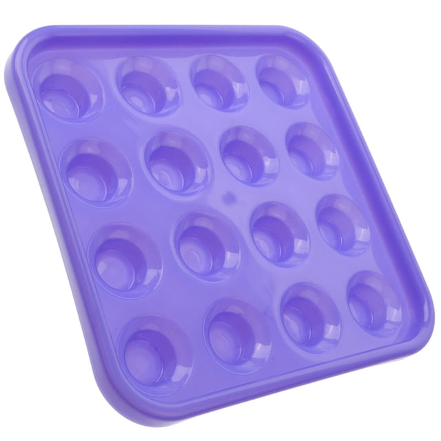 OULII Billiard Balls Storage Box 1Pack for Home and Billiard Room 9.8X9.8X1.2In