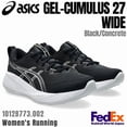 thumbnail image 1 of ASICS Women's Running shoes GEL-CUMULUS 27 WIDE Black/Concrete 1012B773.002 NEW!, 1 of 6