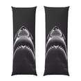 thumbnail image 1 of Fotbe Black And White Shark Funda para Almohada Corporal con Diseño, Funda de Microfibra Ultrasuave de 20x54 Pulgadas, Ropa de Cama Elegante, 1 of 7