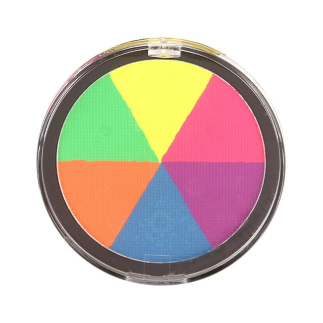 Pintura corporal facial de 6 colores: paleta de maquillaje profesional, paleta