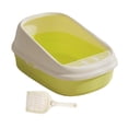 thumbnail image 3 of Cajas De Arena Para Gatos Grandes, Con Bordes Altos, Para Gatos Pequeños Y Grandes, XL Verde, 3 of 9