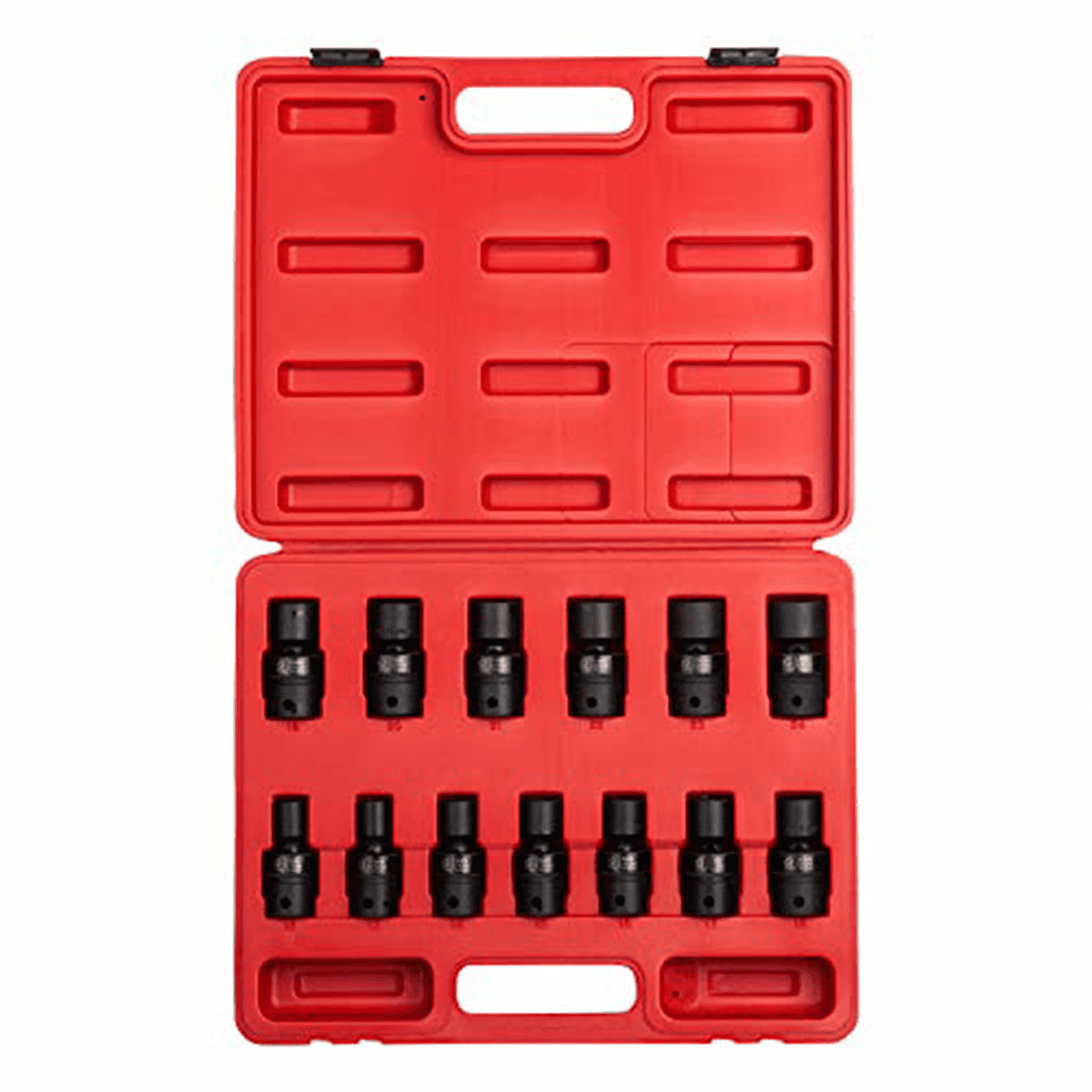 Sunex 2665 13 Piece 0.5 Inch Drive Metric Universal Impact Wrench Socket Set
