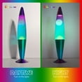 thumbnail image 3 of Libubow 16 inches Rainbow Motion Lava Lamp, Clear Liquid, 3 of 5