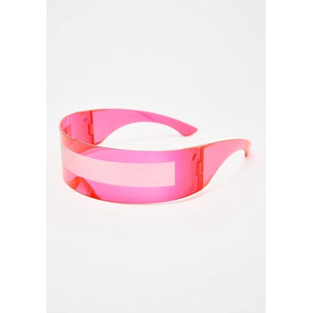 RED CYBER RAVE EYEWEAR FOR PARTY ANIMAL SUNGLASSES(FUTURE SOLDIER/FASHION/EDM/DJ/HIP HOP/ROCK STAR)